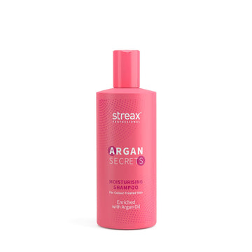 Streax Professional Argan Secrets Colour Protect Shampoo - Enriched With Argan Oil & Uv Filter | Retains Colour Upto 10 Weeks | Paraben-Free Unisex Shampoo | Suitable For All Hair Types | 300Ml