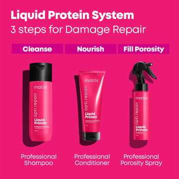 Matrix Opti Repair Professional Liquid Protein Shampoo- 200ml