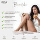 Rica Milk Liposoluble Wax for Sensitive Skin- 800gm